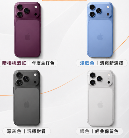 iPhone 18 Pro 顏色預測